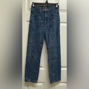 Express super high waist jeans size 0R. Great value for the price.